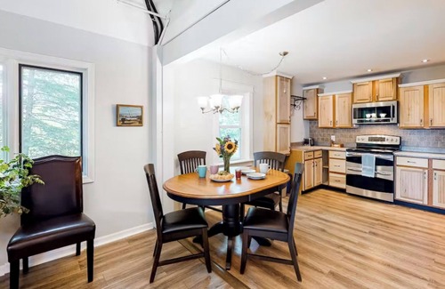 West Boothbay Harbor House | Harborview Perch. spacious & open floorplan, privacy, harbor view, amenities