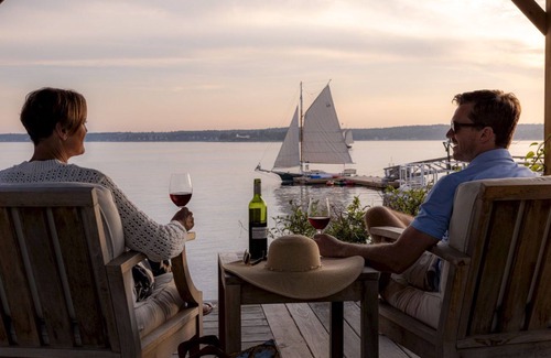 Boothbay Harbor Apartment | Harborview Suite | Private Deck | No Hidden Fees
