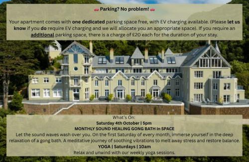 Lynmouth Apartment | Harbour Edge, Luxury 2 BR 2 BA Apt, Sea View and Terrace, Parking