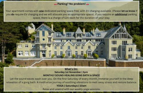 Lynmouth Apartment | Harbour Tide, Inviting 3 BR Apt, Large Terrace and Sea View, Parking