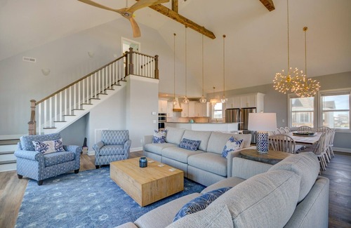 Sneads Ferry House | HartSea - LUXURY 2nd Row Home - Elevator, Pool, Boat Ramp & Beach Access