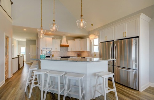Sneads Ferry House | HartSea - LUXURY 2nd Row Home - Elevator, Pool, Boat Ramp & Beach Access