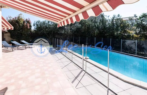 Le Grau-Du-Roi Villa | Haus Flamingos Rosen mit Pool Grau du roi