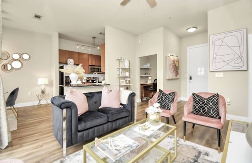 South Main Apartment | Haus of Blush. Near NRG. FREE Shuttle to TX Med Center