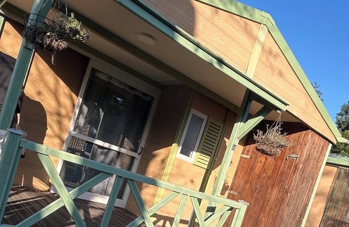 Sorbo-Ocagnano Ski Chalet | Haute-Corse: Air-conditioned chalet 500m from the beach