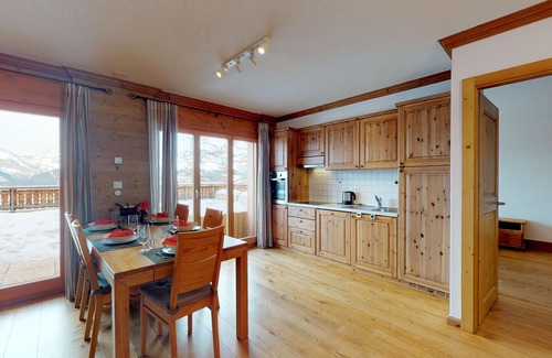 Veysonnaz Apartment | Hauts de Veysonnaz HV1 002 - SAUNA apartment 6 per