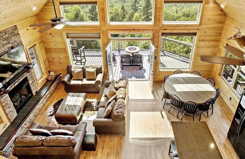 Frank Cabin | "Have It All" Views! Luxury! Location! Three Story Home