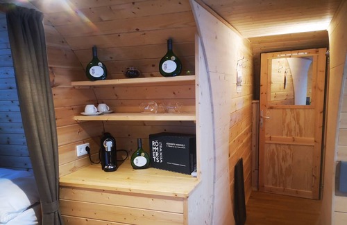 Volkach Cabin | Have you ever slept in a wine barrel?