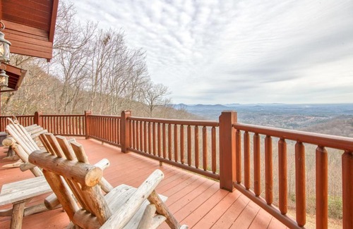 Lake Lure House | Hawk's View Log Cabin