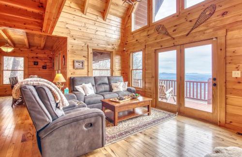 Lake Lure House | Hawk's View Log Cabin