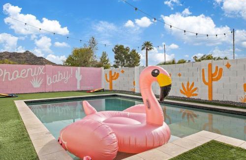 New Northtown House | Heated Pool Game Room, Mountain Views