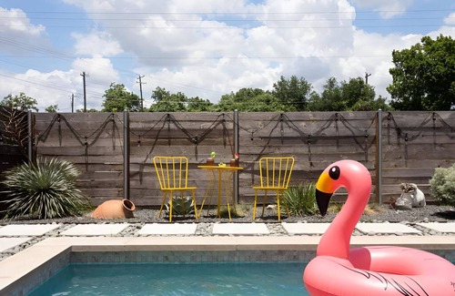 Govalle House | Heated Pool Haven w Hot Tub Downtown 3 mi
