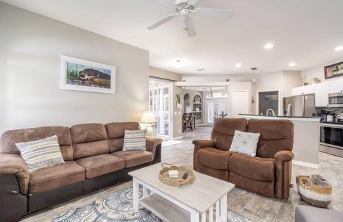 North Port House | Heated Saltwater Pool Home in Quiet neighbourhood