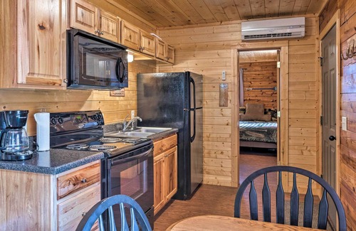 Swinging Bridge Village Cabin | Heber Springs Cabin, 400 Ft to Direct River Access