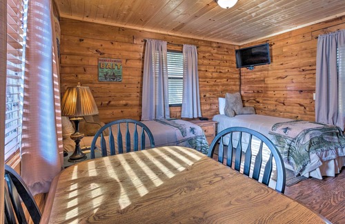 Swinging Bridge Village Cabin | Heber Springs Cabin, 400 Ft to Direct River Access