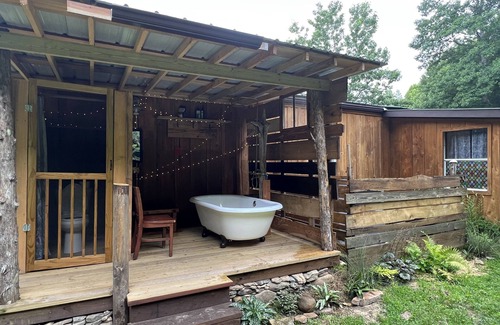 Elgin Cabin | Hemlock Hollow-Secluded wilderness cabin bordering Park