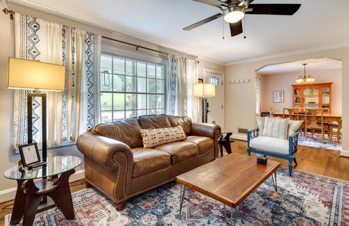 Druid Hills House | Hendersonville Haven with Fire Pit, Grill, Deck!