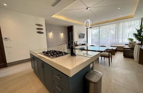 La Puntilla Apartment | Hermoso condominio con playa privada valla gardens 2002
