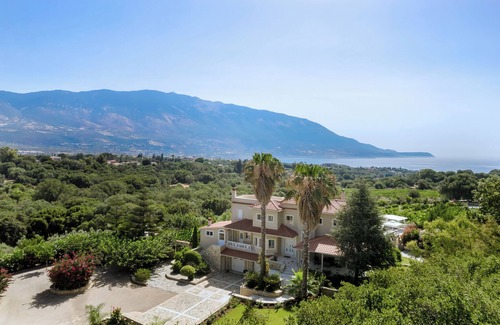 Spartia Villa | Hidden Gem Estate Kefalonia- Sleeps18 | Luxury villa,pool, sea&mountain views