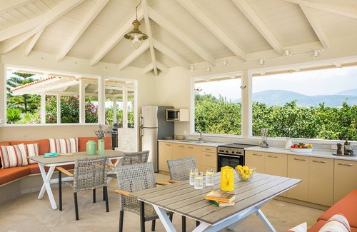 Spartia Villa | Hidden Gem Estate Luxury villa kefalonia private pool stunning sea mountain view
