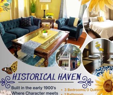 Springfield House | Hideaway 3BR 5 min to Stadium