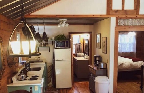 Mills River Cabin | Hideaway Cabin in the Woods- Pond, Trails & Nature