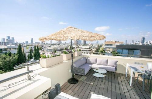 Tel Aviv City Center Apartment | High End 3BD TLV Rooftop Duplex