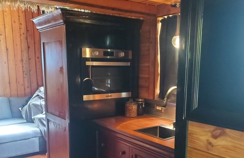 Port Ludlow Bed & Breakfast | High end tiny home with tons of light, exposes serene views of mature forests.