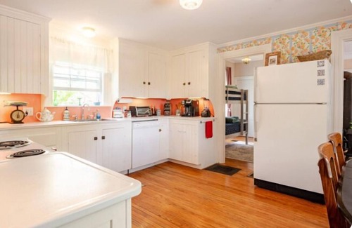 Waldoboro Apartment | Hilltop 3BR Getaway w/Chef BBQ, Fire Pit, Patios & Room to Relax