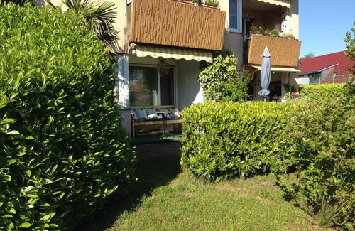 Langenargen Apartment | Himmelbett mit Seeblick