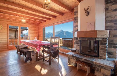 Veysonnaz Ski Chalet | Hirondelle JACUZZI & LUXURY chalet 12 pers by Alpvision Résidences