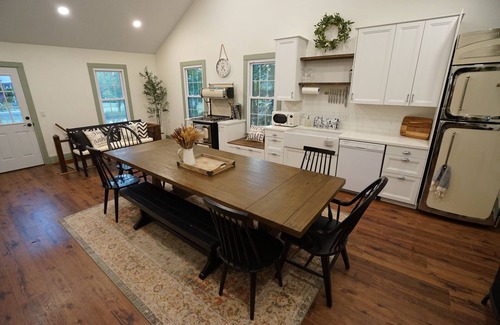 Bellville Other | Historic 5-Acre Farmhouse: Hot Tub, Fishing Pond, Bikes, Arcade, Pet-Friendly!