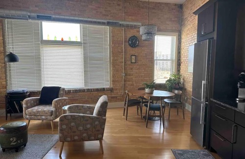 Benton Harbor Apartment | Historic Arts District Gastro Loft