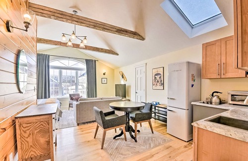 Waterbury Center House | Historic charmer with a hot tub, grill, multiple kitchens, and mountain views