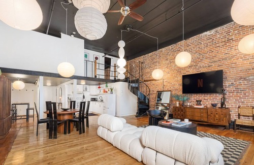International District Apartment | Historic Loft in Heart of Old Montreal