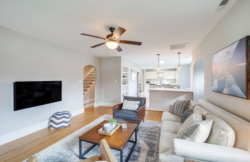 Morganton House | Historic Morganton Home w/ Patio & Fire Pit!