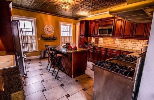 Seneca Falls House | Historic Seneca Falls Suite with Spa & Gardens
