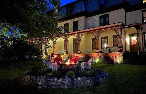 Seneca Falls House | Historic Seneca Falls Suite with Spa & Gardens