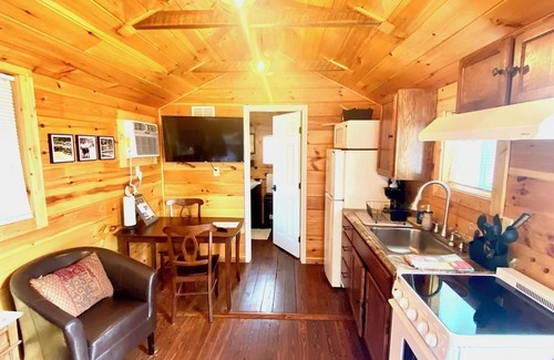Mill Spring Apartment | Historic Tiny Cabin, Modernized