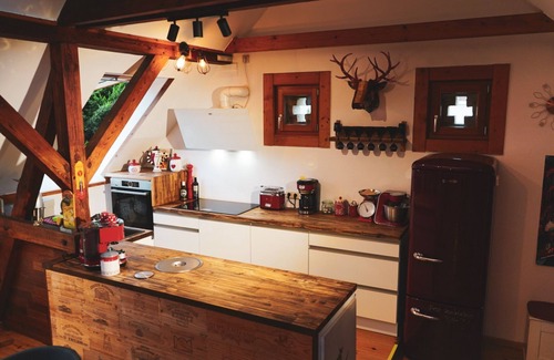Caputh Apartment | Historisches Retro Loft 120m2 - Ferienwohnung Loft