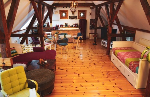 Caputh Apartment | Historisches Retro Loft 120m2 - Ferienwohnung Loft
