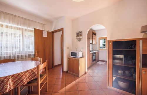 Vigo di Fassa Apartment | Holiday Apartment "Villa Mazzel - Cima 12" with Wi-Fi & Mountain View