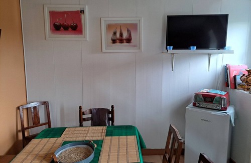 Usson-en-Forez Apartment | Holiday Apartment "Chez Patrice Et Marieline" with Mountain View, Shared Terrace & Wi-Fi