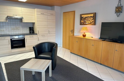 Unterkirnach Apartment | Holiday Apartment 'Marina Beha' with Private Terrace, Shared Garden and Wi-Fi