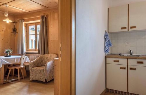 Kastelruth Apartment | Holiday Apartment 'Haus Thurn Apartment A' with Mountain View, Garden & Wi-Fi
