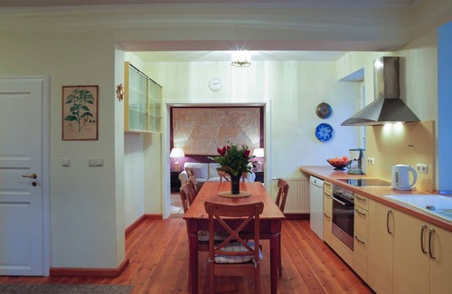 Dalwitz Apartment | Holiday apartment Kaminwohnung (4 pers.) - FerienGut Dalwitz Verwalterhaus