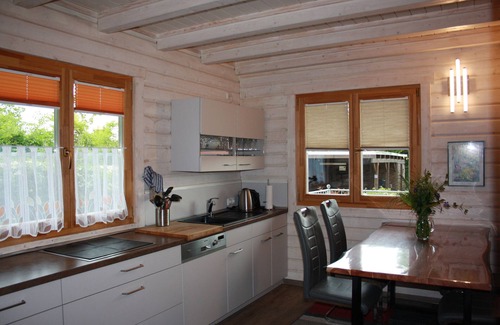 Gross Nemerow House | Holiday Home 'Ferienhaus Zuehlke' with Lake View, Private Terrace and Wi-Fi