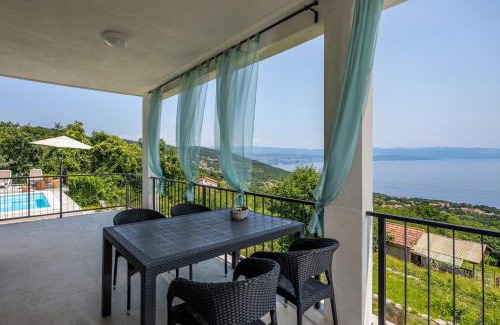 Opatija House | Holiday Home in Icici with Seaview, Balcony, Air condition, WIFI (4683-1)