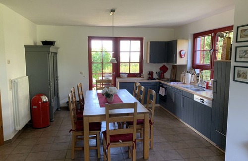 Breege House | Holiday Home 'Sabines Badehaus Mit Innenpool' with Lake View, Private Terrace and Wi-Fi