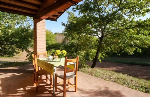 Montieri House | Holiday Home 'San Michele - La Valle' with Mountain View, Shared Pool and Air Conditioning